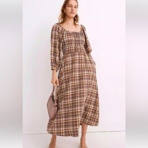 Madewell plaid dress